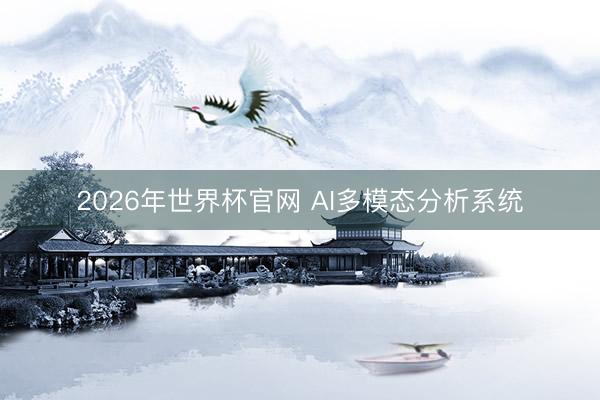 2026年世界杯官网 AI多模态分析系统